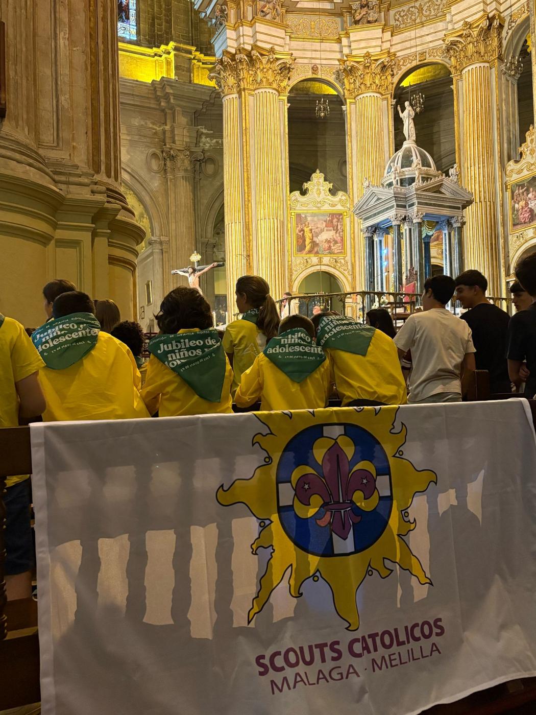 La Asociación Diocesana de Escultismo de Málaga–Melilla peregrina en el Año Jubilar