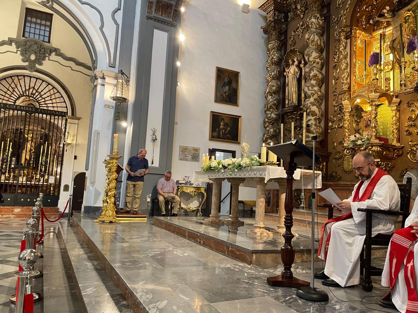 Los laicos peregrinaron juntos a la Catedral en Pentecostés