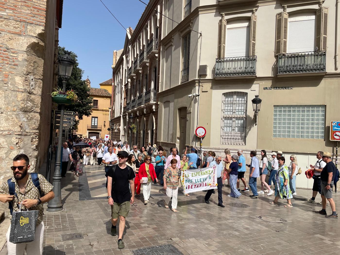 Los laicos peregrinaron juntos a la Catedral en Pentecostés