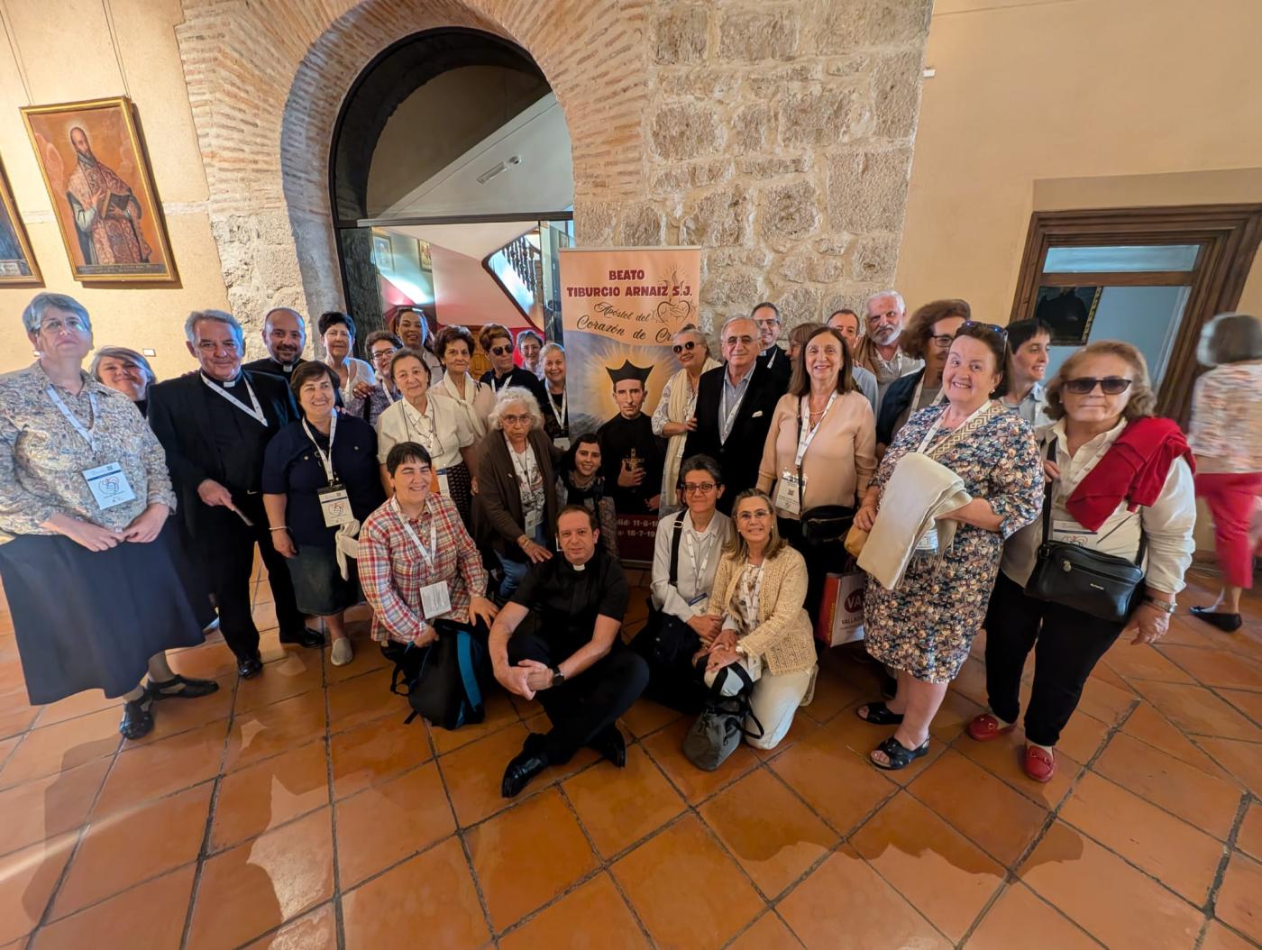 Malagueños participantes en el Congreso Internacional del Corazón de Cristo, en Valladolid
