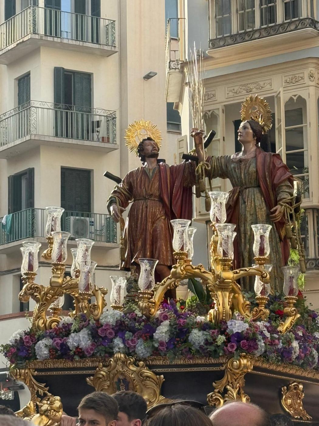 Málaga acoge los cultos en honor a sus santos patronos Ciriaco y Paula