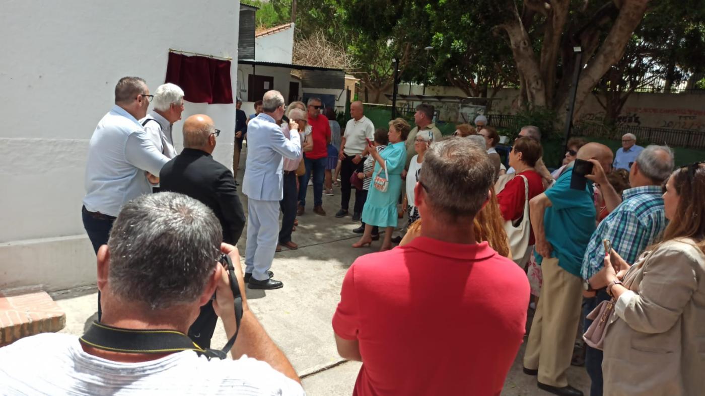 Descubrimiento de la placa conmemorativa en honor al Cardenal Herrera Oria