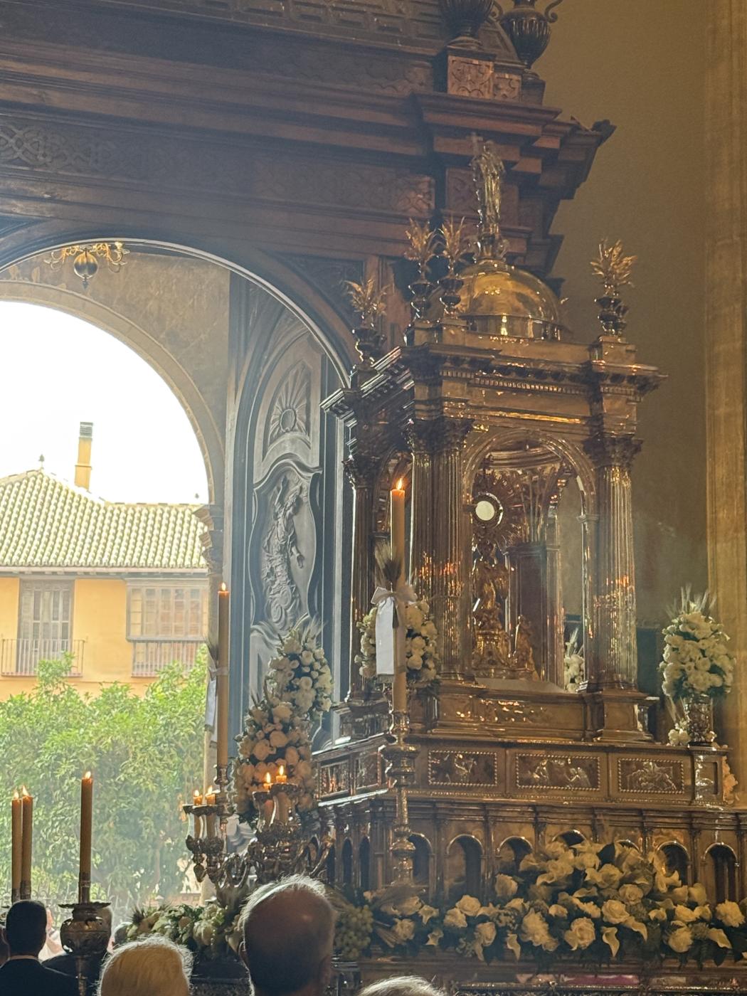 Imágenes de la procesión del Corpus Christi por las calles de Málaga