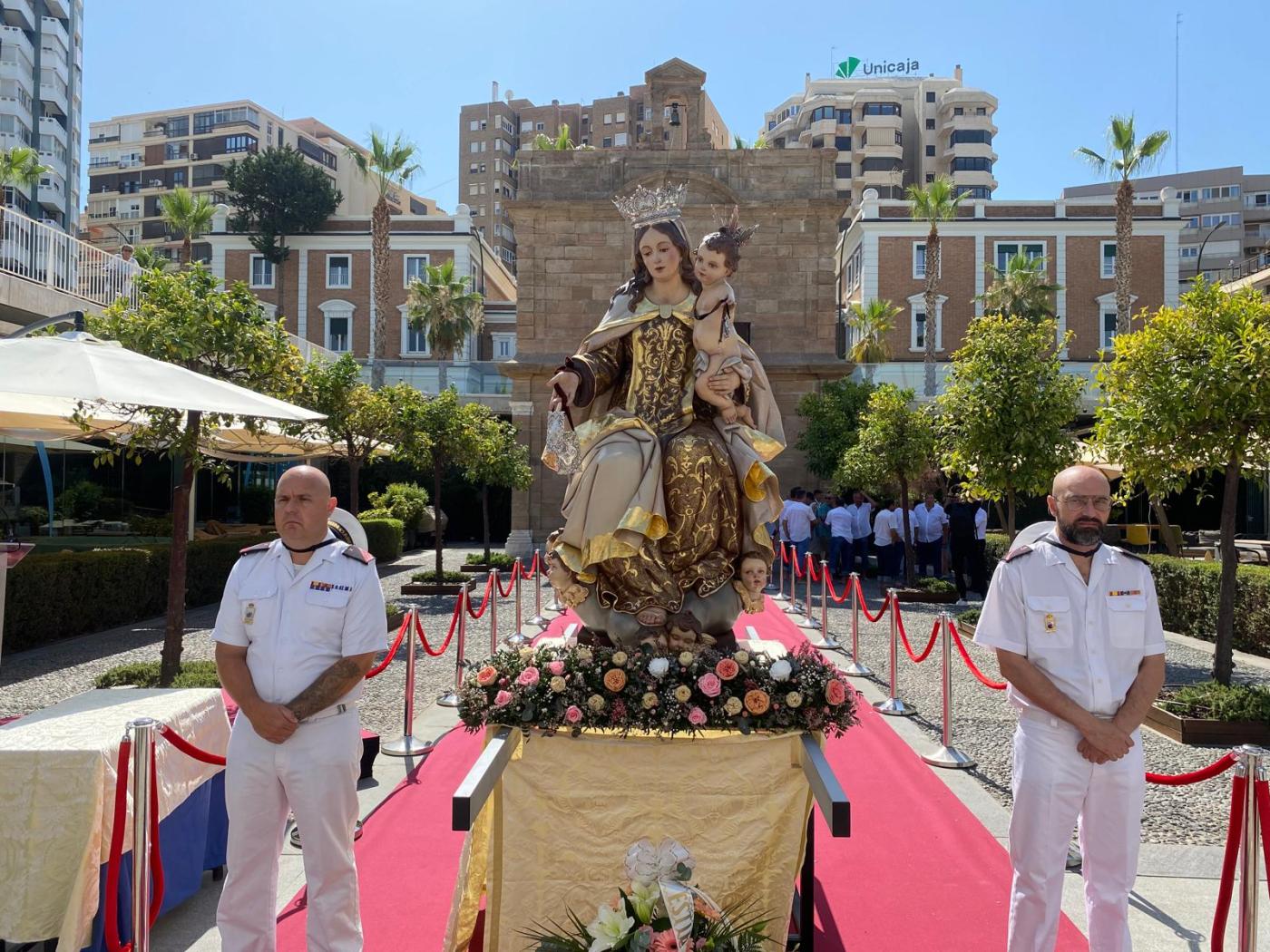 Una imagen de la Virgen del Carmen de Juan Vega para la capilla del Puerto de Málaga