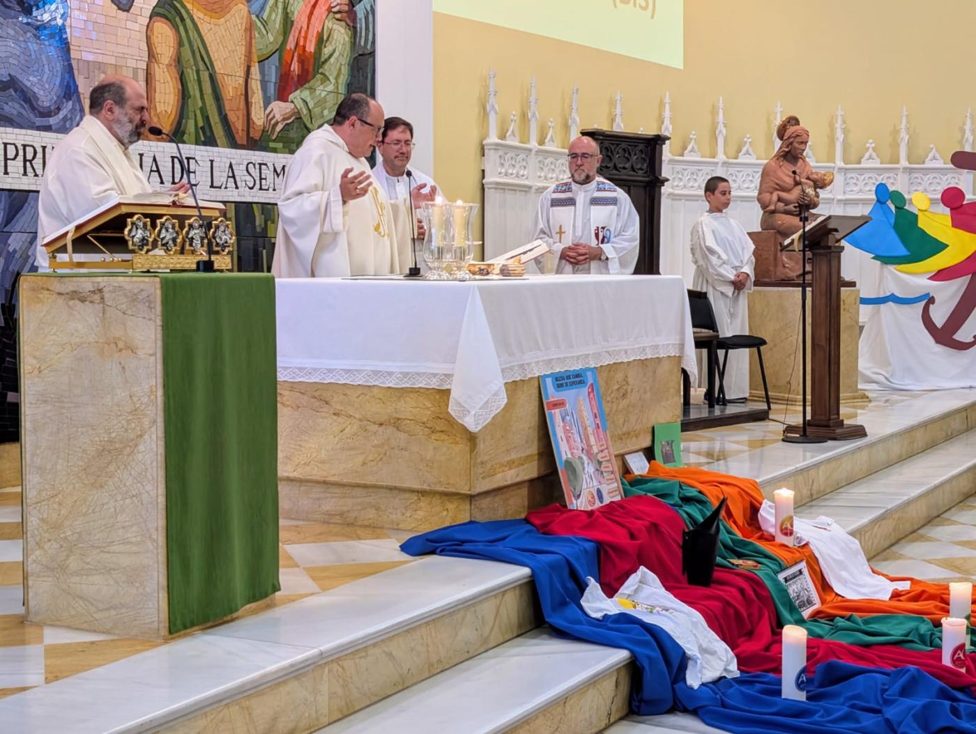 Misa de acción de gracias en la parroquia de San Ramón Nonato
