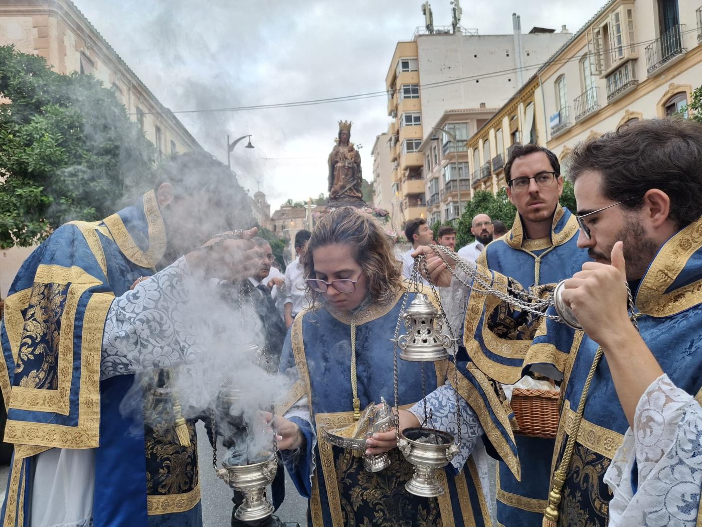 Bajada de Santa María de la Victoria a la Catedral