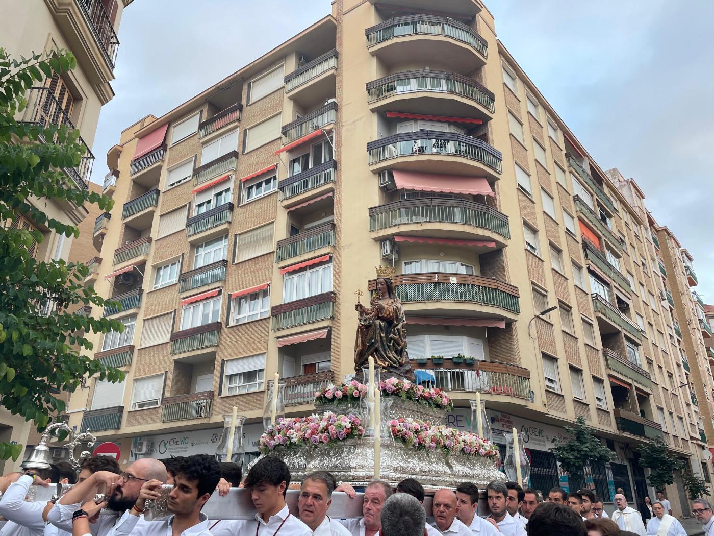 Bajada de Santa María de la Victoria a la Catedral