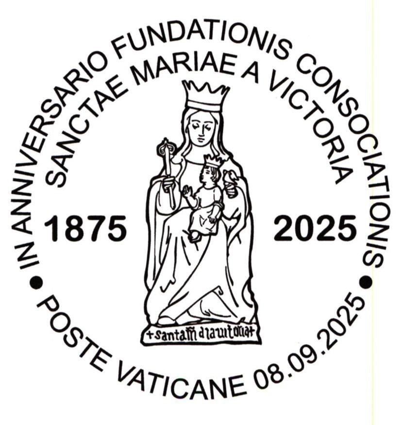 El Vaticano recuerda el 150 aniversario de la Hermandad de la Victoria con un matasellos