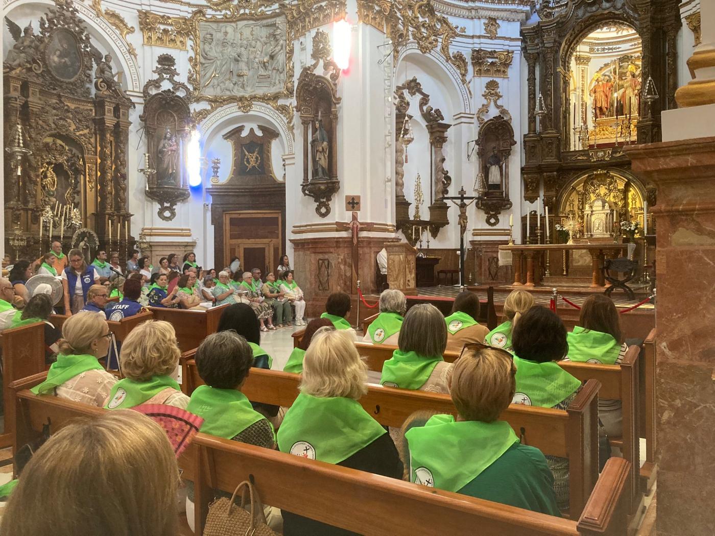 Catequistas malagueños en su llegada a Roma para el Jubileo
