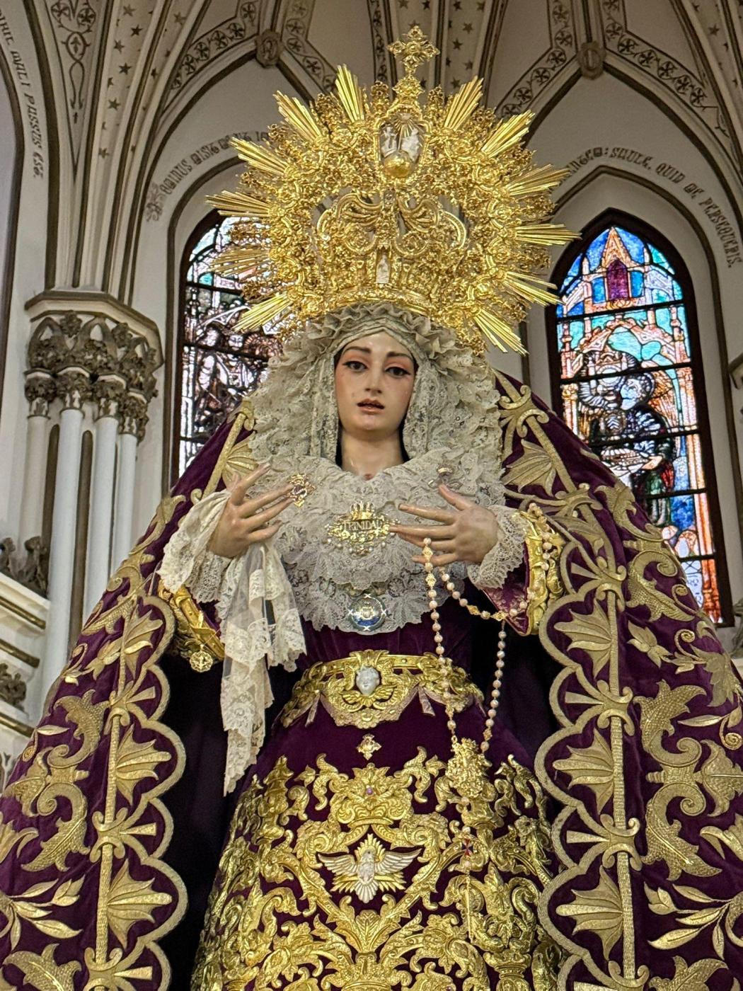 25 aniversario de la coronación canónica de María Santísima de la Trinidad. Cofradía de Nuestro Padre Jesús Cautivo (Málaga)