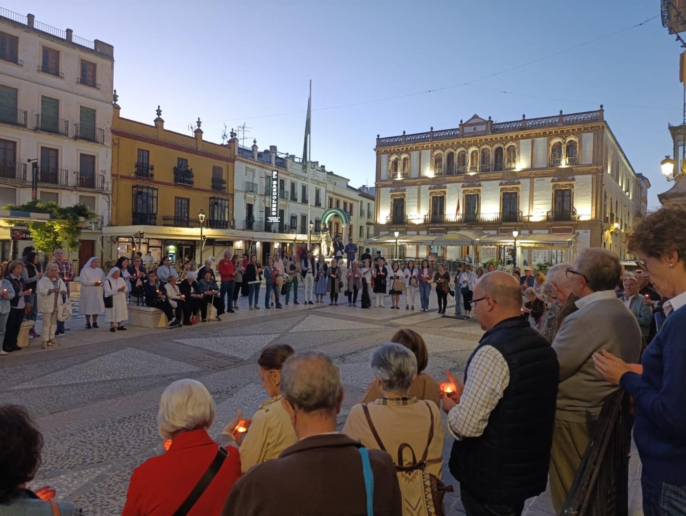 Oración por la paz de las Cáritas de Ronda y Serranía