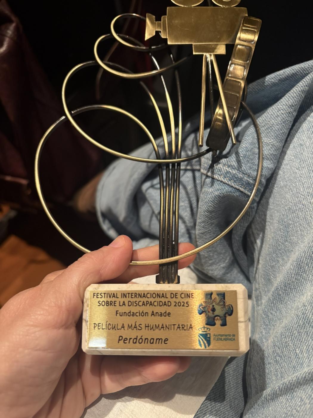 Premiado el cortometraje sobre discapacidad "Perdóname"