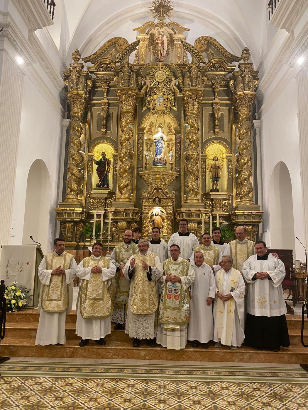 Reinauguración de las parroquia de Cuevas San Marcos tras su restauración