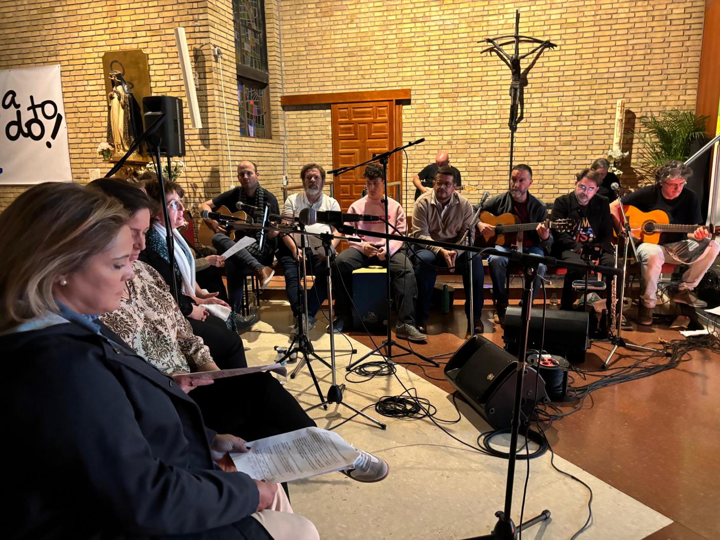 Los Músicos Católicos hicieron vibrar a los participantes en la vigilia de música y oración por la paz