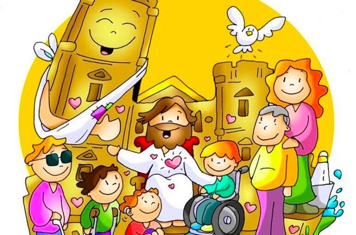 El Jubileo diocesano de las Personas con Discapacidad, ilustrado por Fano