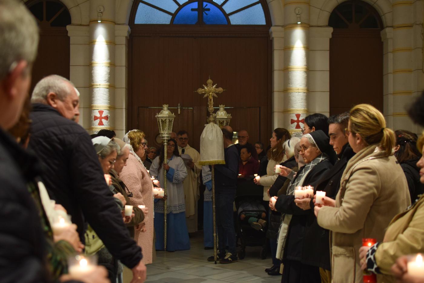 Los niños de Melilla, ante la patrona